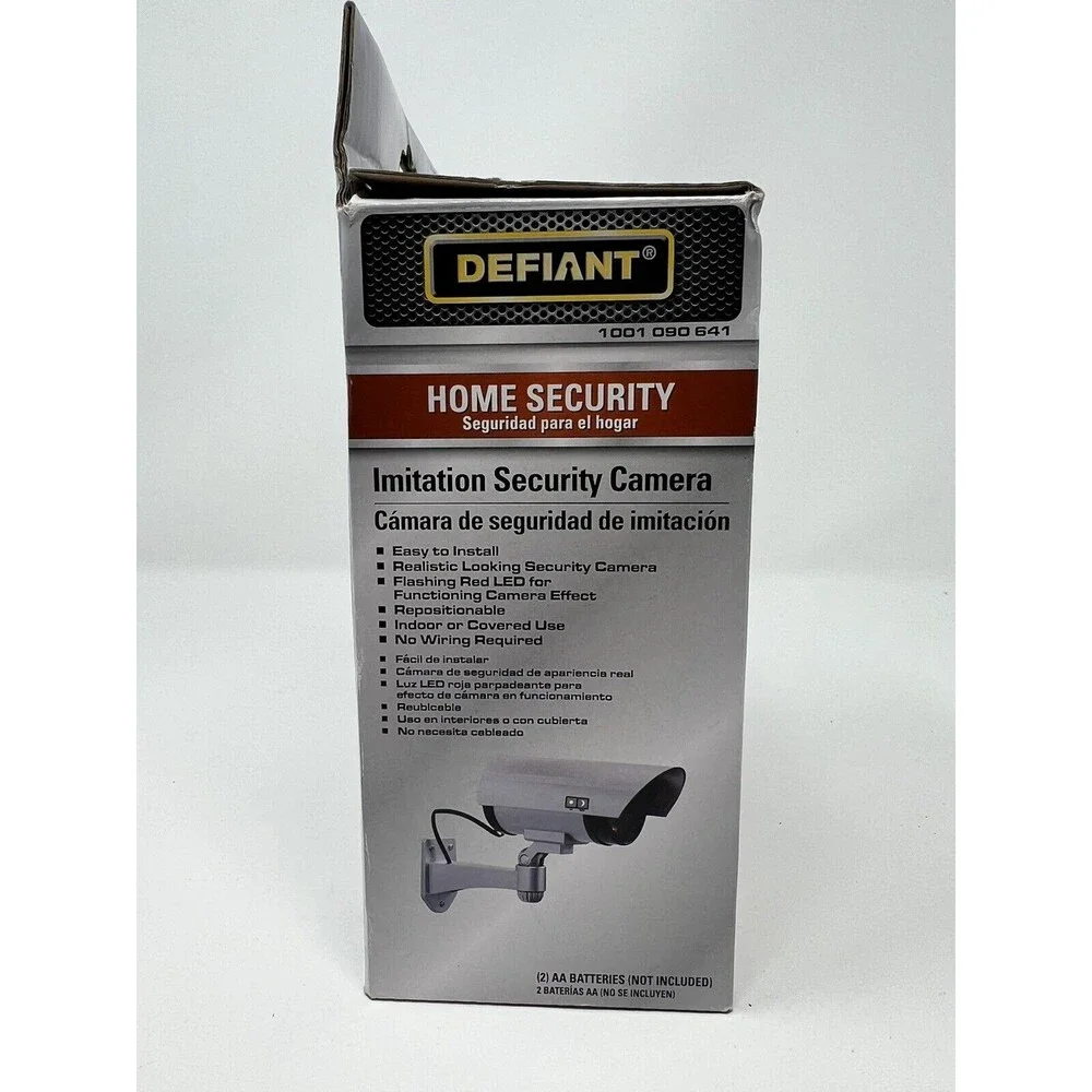Defiant Home Security Imitation Security Camera 1001090641. Indoor/ Covered Use